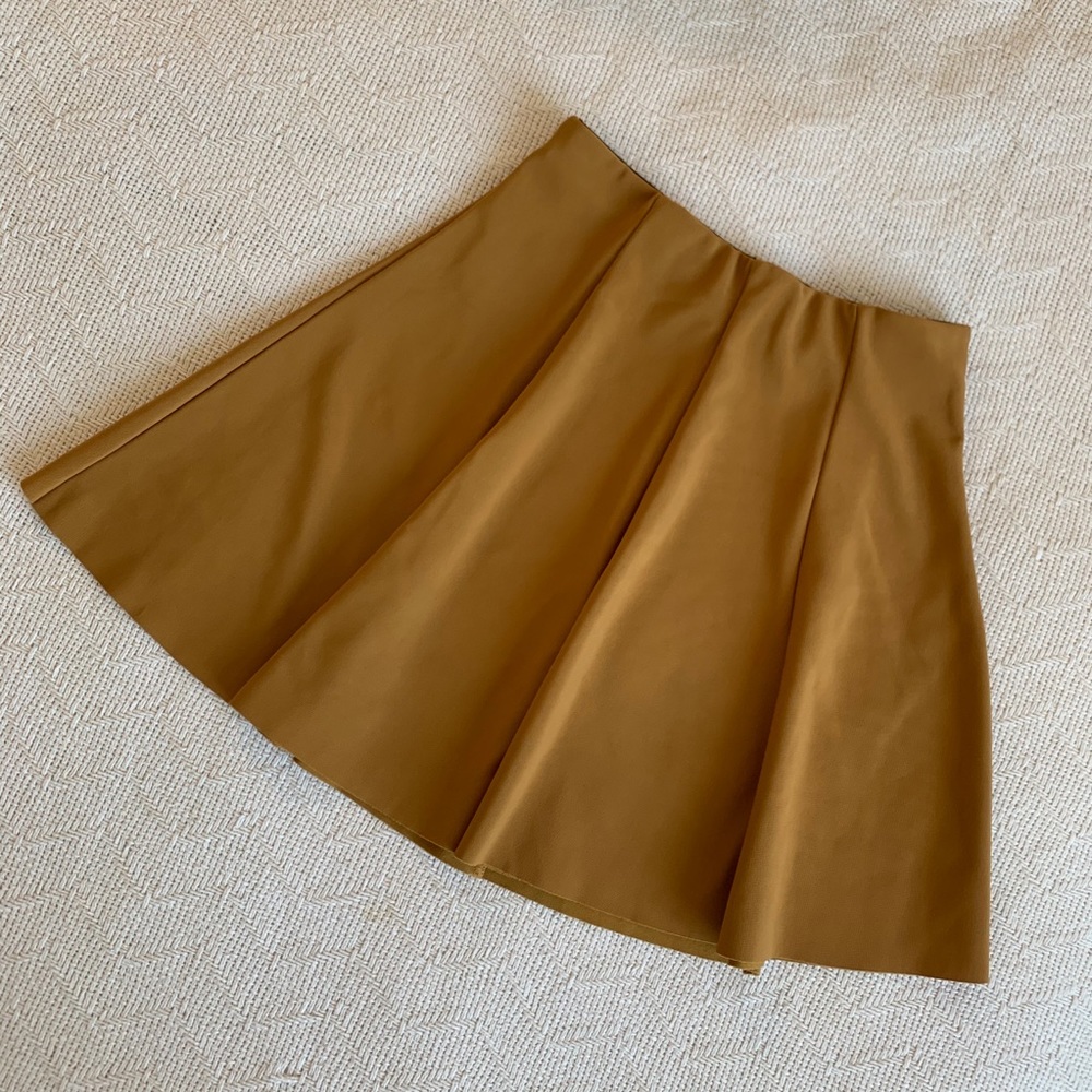 Brandy Melville Mustard Circle Skirt